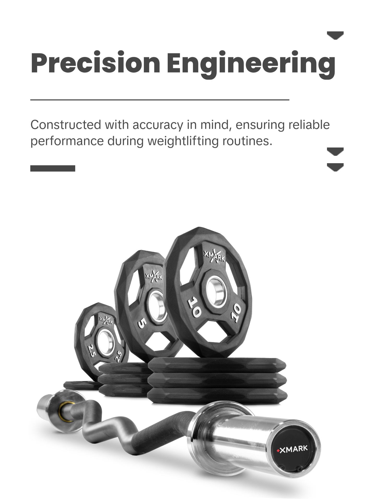 Black Diamond® Olympic Weight Plates and Curl Barbell Sets