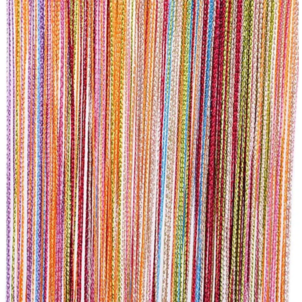 7-Color Tassel Fringe String Curtain, Home Decorative Curtain for Doorway, Dining Room Coffee House Christmas - Window Hanging Panel Room Divider, Hallway