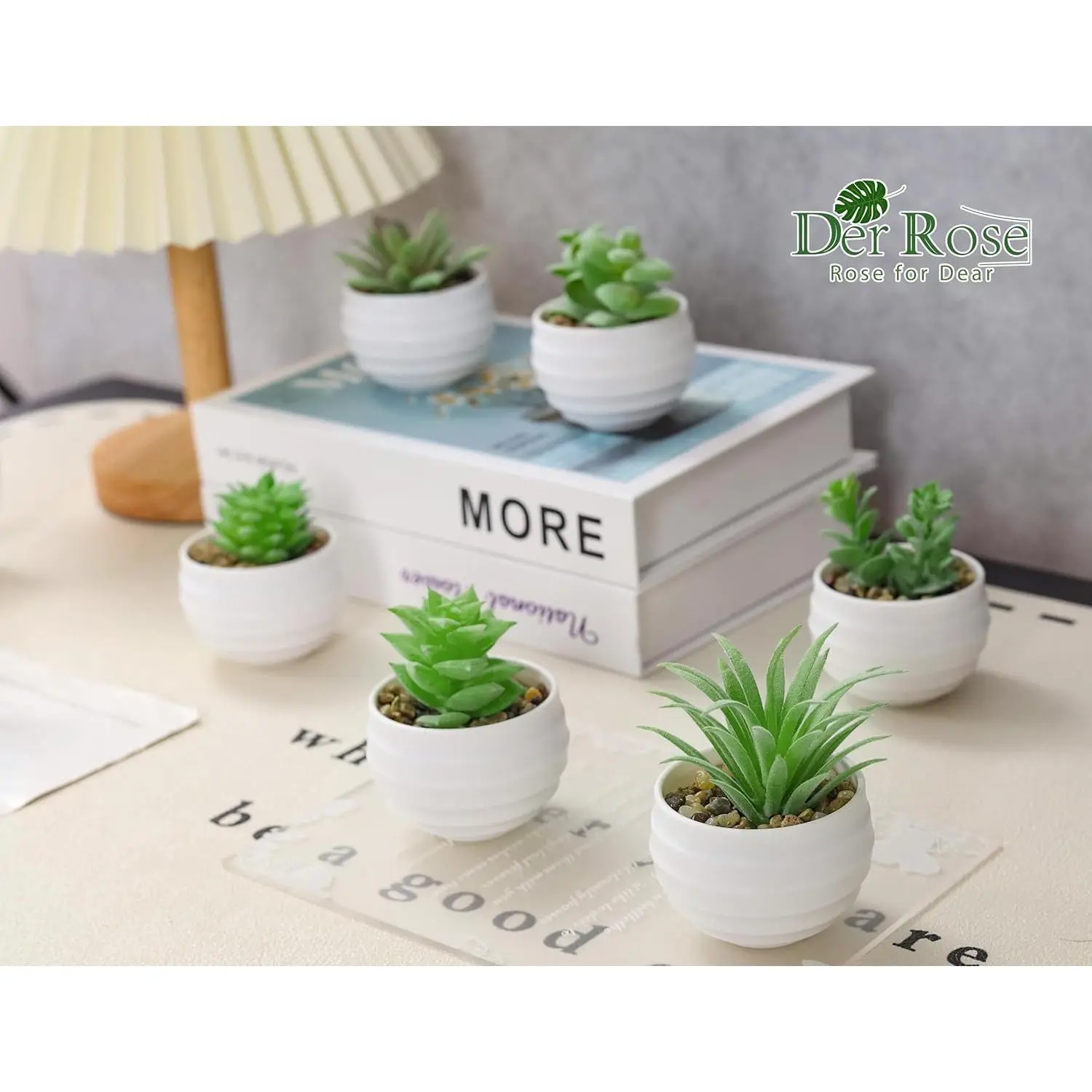 Set of 6 Succulents Plants Artificial in Pots Small Fake Plants for Bedroom  Aesthetic Living Room Shelf Bathroom Decor Office Desk Accessories - TikTok  Shop