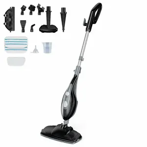 10 in 1 Steam Mop Cleaner, 1550W Detachable Handheld Steam Cleaner with 16FT Cord, Multi Purpose Floor Steamer for Hardwood Tile Carpet