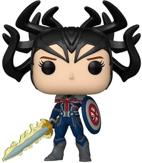 Funko POP! Vinyl Bobblehead - What If Animated Series Infinity Captain Carter Collectible Figurine, Ideal Gift