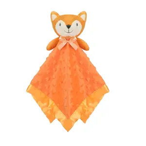 Fox Security Blanket Orange Soft Baby Lovey Unisex Lovie Baby Gifts  Newborn Toddler Snuggle Toy Stuffed Animal 16 Inch