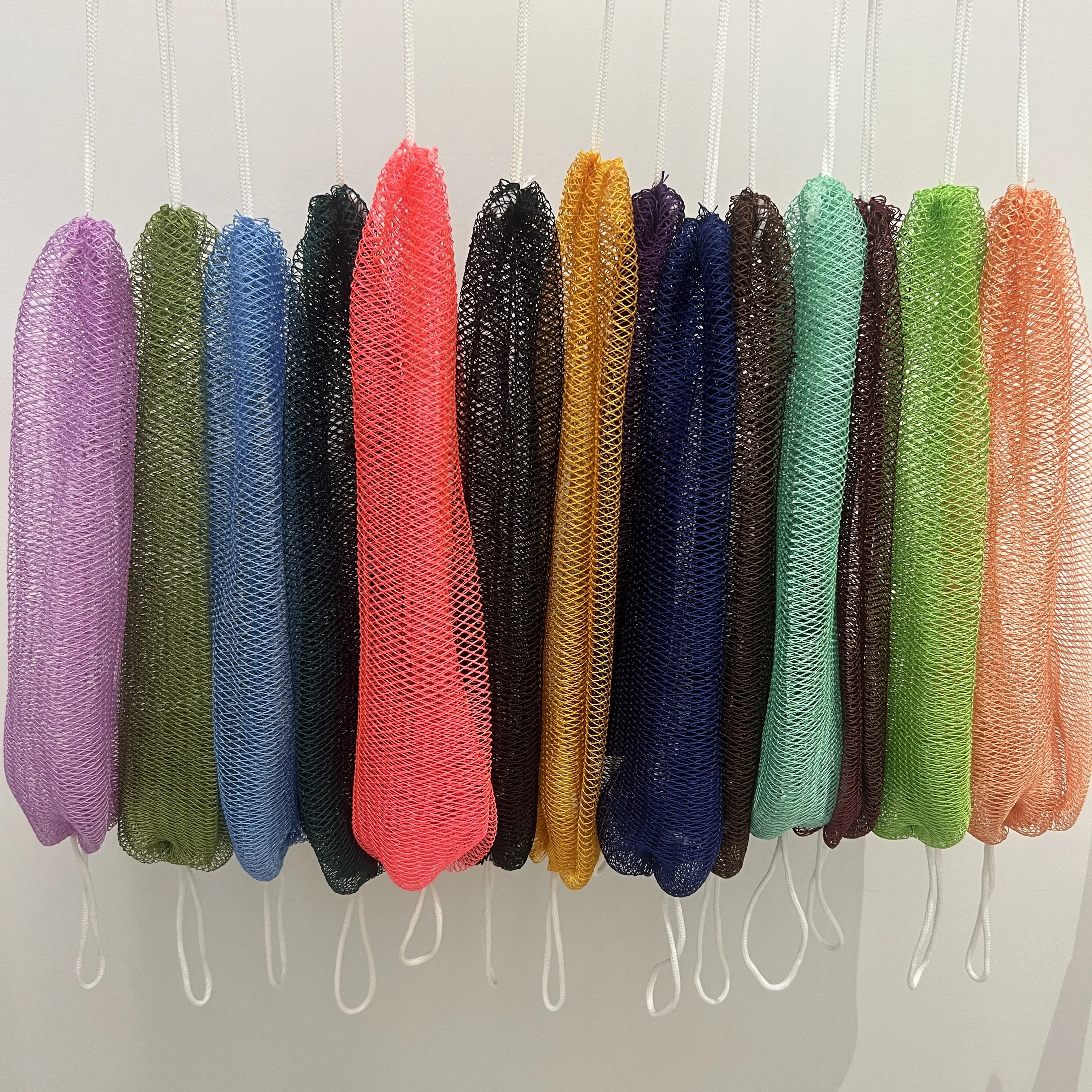 African Exfoliating Net - Ethically Sourced from Nigeria, Exfoliating Mesh Sponge, African Net Sponges for Normal Skin, Quick-Drying Hygienic Bath & Body Care Shower Tool for Smooth Skin, Accessories,back to school