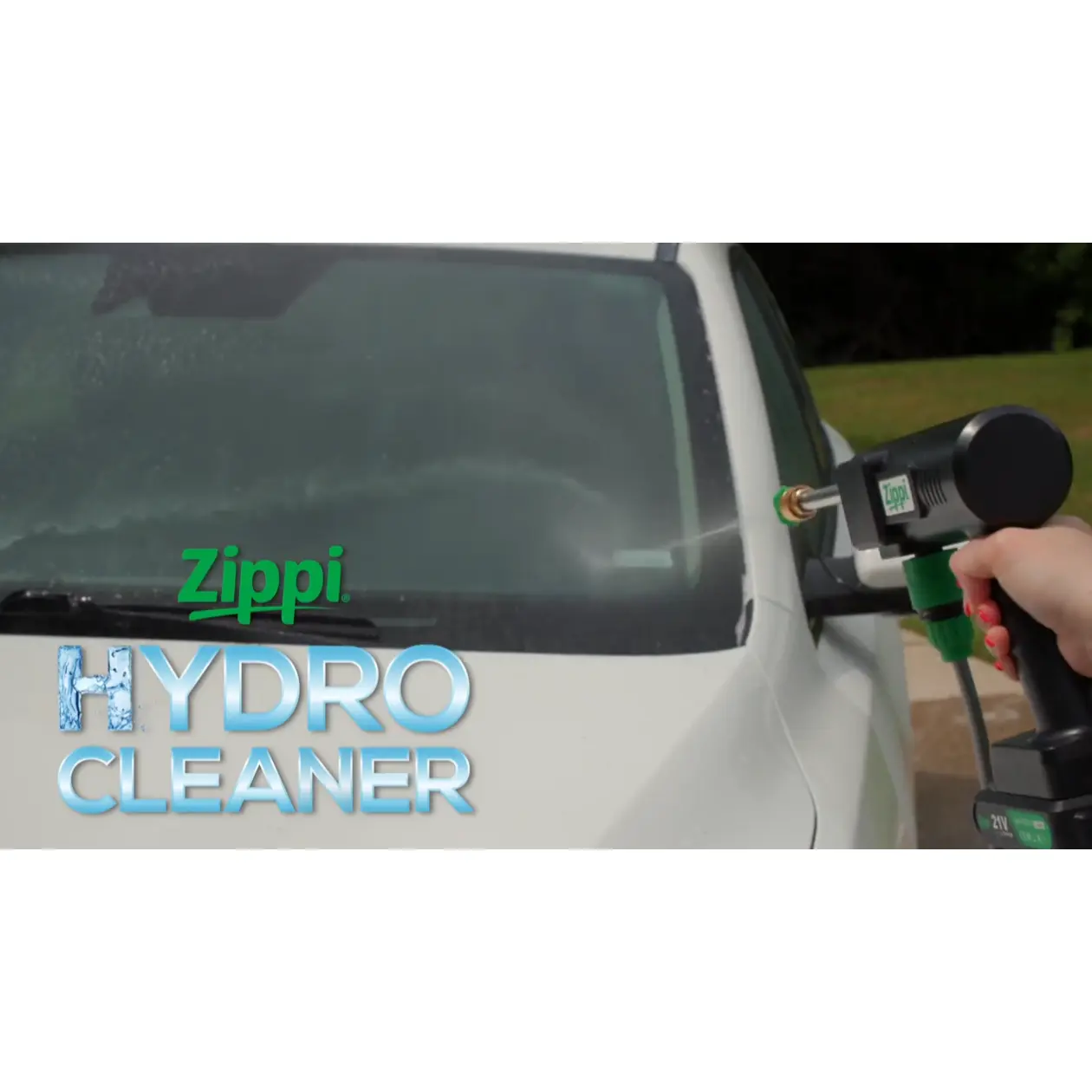 Zippi HydroCleaner High-Pressure Water Gun with Foam Soap Bottle