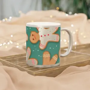 Gingerbread Man Mug - Perfect for Hot Drinks - Drinkware and Tumbler