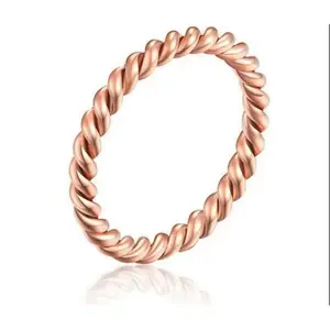 Pure Copper Tensor Rings Twisted,Copper Rings for Men and Women，Twist Ring Jewelry，Solid Copper Twisted Ring Jewelry for Women LuckySunDecorQZ