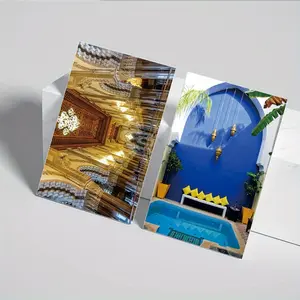 Morocco Postcard, 24pcs/set 4x6 Inch Blank Back Design Postcard, Travel Souvenir Collection Card, Cultural Gift Enthusiasts Card