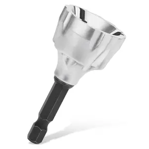 Deburring External Chamfer Tool, YG8 Carbide , Deburring Drill Bit, Remove Burr Tools, Quick Release 1/4inch Hex Shank, Repairing Damaged , Fits for 1/8"-3/4" (3mm-19mm)