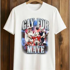 Drake Maye Gay For Maye Shirt Casual Stretch