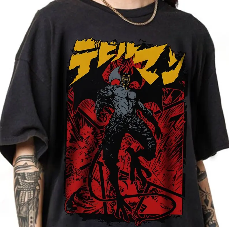 DEVILMAN Crybaby - Harpy Silen Japanese Anime Tee, Anime Vintage, Manga TShirt, Unisex T-shirt