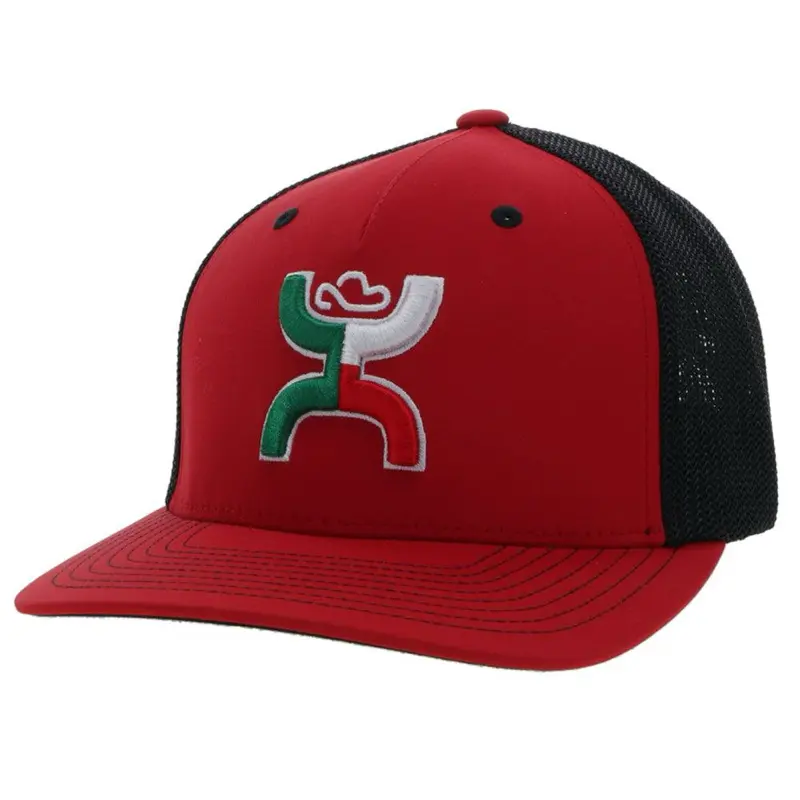 HOOEY "BOQUILLAS" RED/BLACK HAT