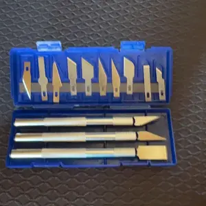 Aluminum Alloy Carving Knife Set, 13pcs/set Multifunctional Craft Decorating Knife Set, Professional Cutting Tool for Paper Cutting, Handmade Model Making