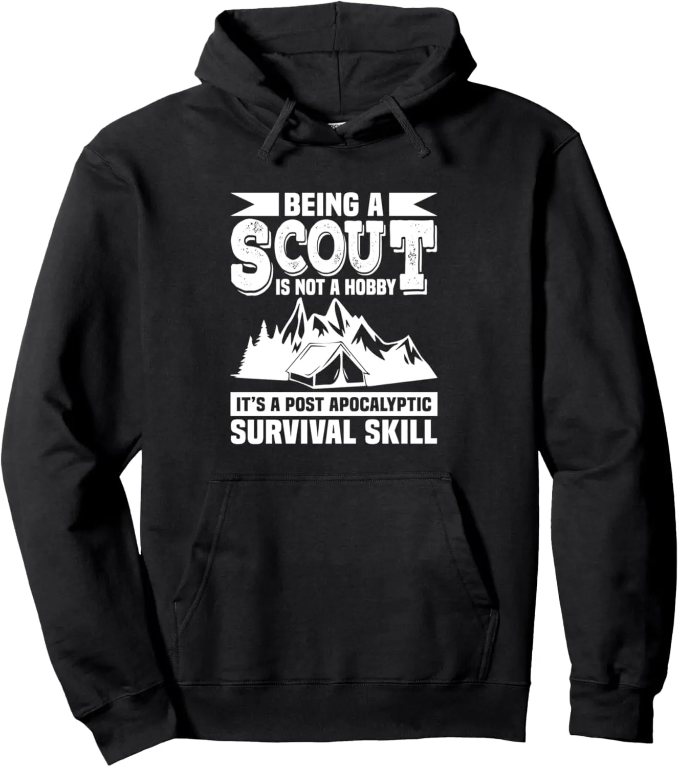 Funny Scouting Design For Men Women Scouts Camping Scout Pullover Hoodie 5