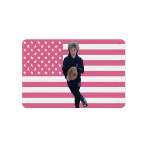 Nelson Neumann Printed Metal Painting for Garage, Home, Cafe, Bar, Bathroom Wall Decoration Premium Sign 8x12 In