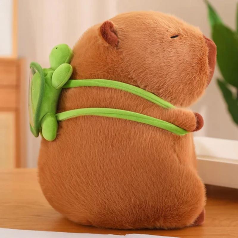 Capybara Plush Toy 17inch/13inch/9inch Soft Simulation Animal Stuffed Doll for Home Sofa Bed Pet Decor Cute Summer Gift for Kids Friends Family
