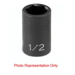 212 MAIN 1014R Pneumatic Impact Socket, Alloy Steel Hand Tool, 0.38 in. Drive x 0.44 in. Standard, High-Torque 6-Point Design for Tight Access (Cycling & Outdoor Recreation Use), Hand Tools