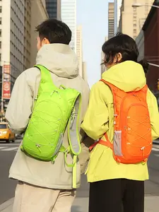 Lightweight Outdoor Cycling Water Bag Backpack, Waterproof Breathable Dual-Shoulder Pack, Foldable Portable Hiking Running Sports Bag