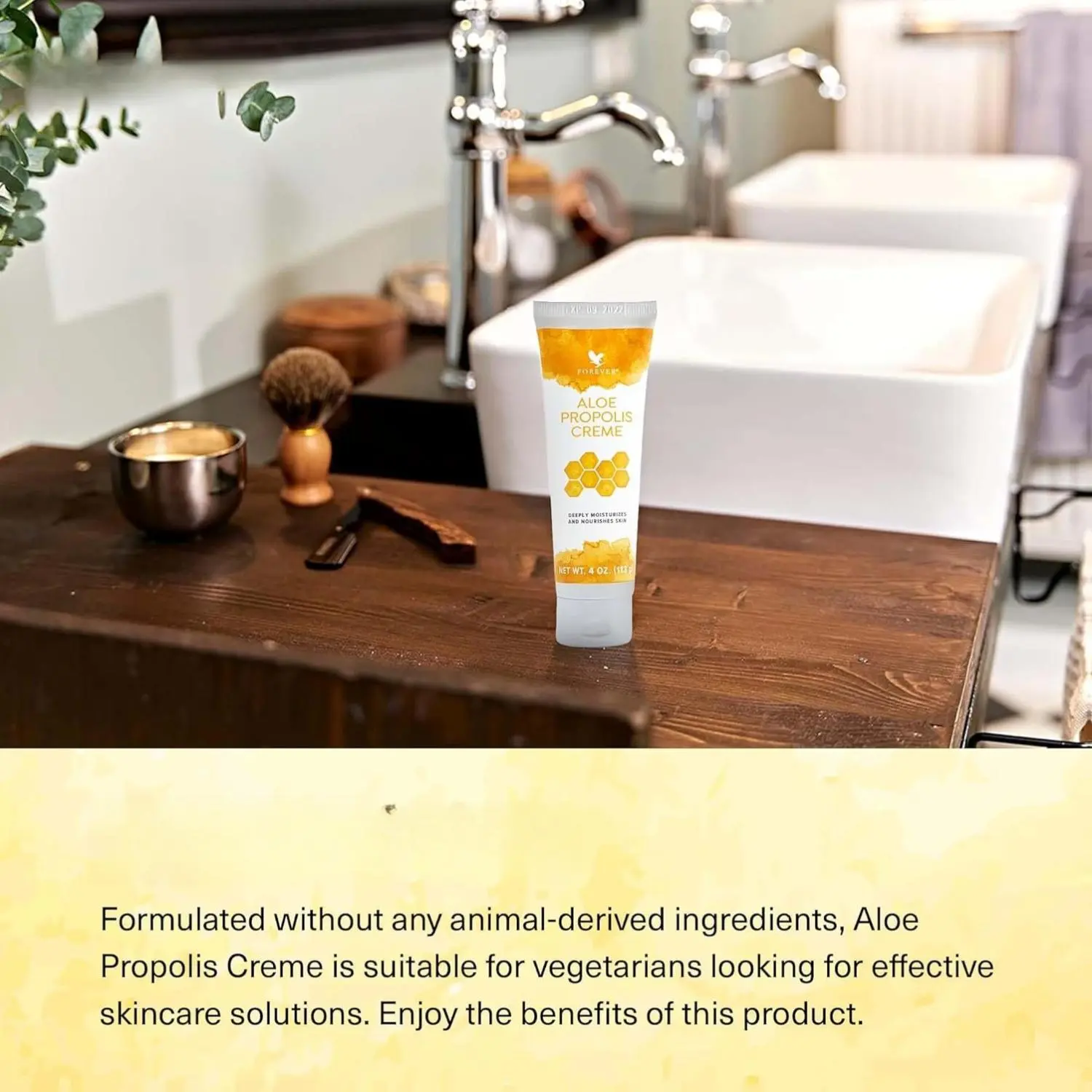 Forever Living Aloe Propolis Creme - 4 oz (2 Pack) - Skin Nourishment with Aloe  Vera & Bee