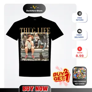 Limited The Golden Girls Thug Life Haloween T-Shirt , Gift For Woman and Man Unisex Graphic Tee Fans Gift golden girls Casual Comfort