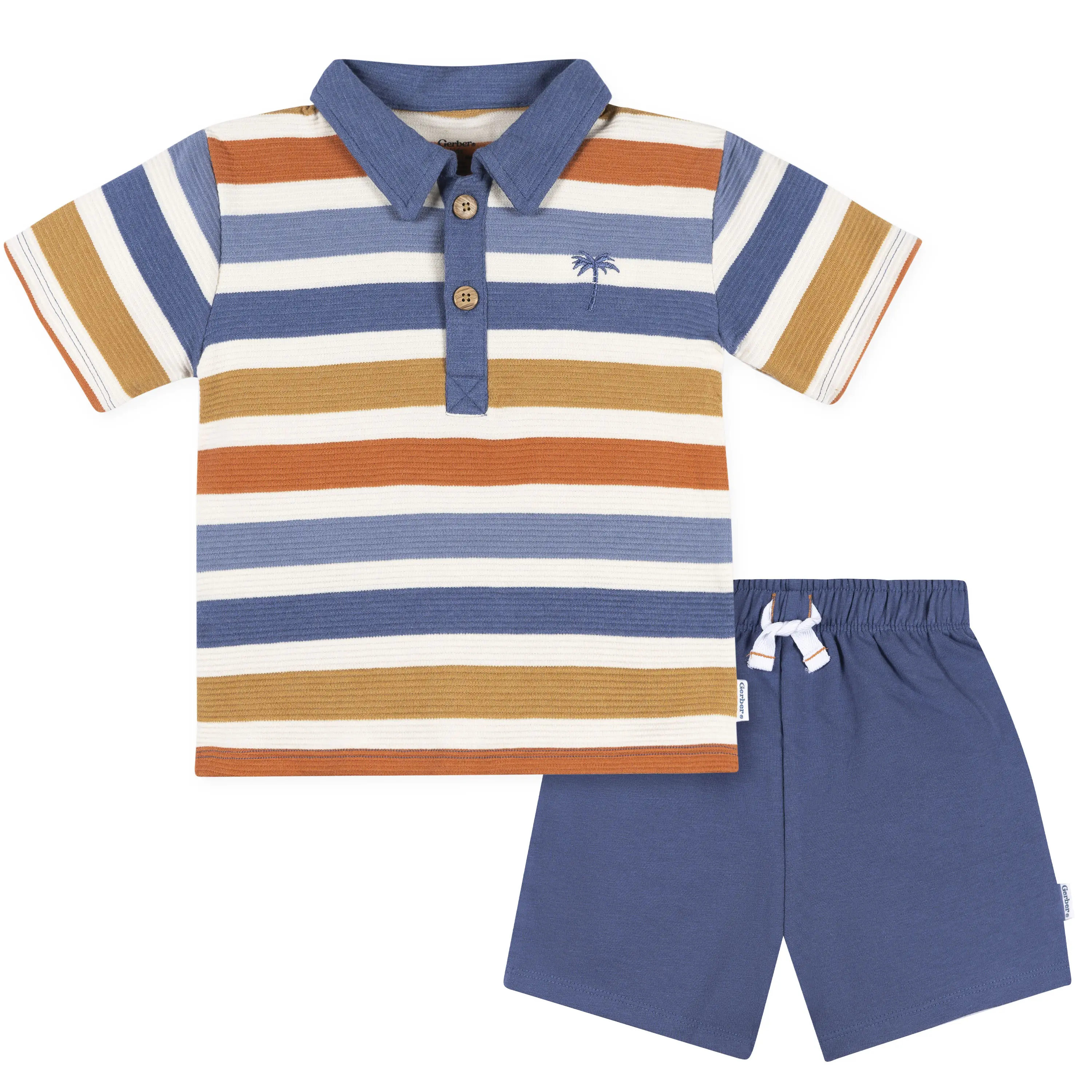 2-Piece Baby Boys and Shorts Set
