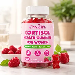 Cortisol Gummies for Women, Cortisol Supplements Gummies with Magnesium Ashwagandha Rhodiola Rosea and L-theanine Complex for Relaxation and Focus, Zzz Support, Raspberry Flavor, 60 Count