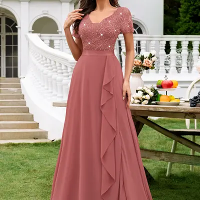 Temperament Evening Dresses for Woman - TikTok Shop
