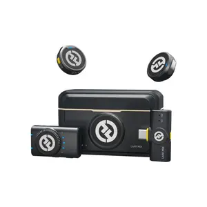 Hollyland LARK M2 2-Person Wireless Mini Combo Microphone System (2.4 GHz, Shine Charcoal)