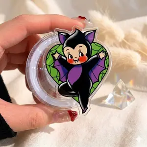 Kewpie Devil Baby Phone Grip Cute Kewpie Doll Aesthetic Cartoon Acrylic Grip Stand For iPhone Samsung Kawaii Phone Accessory Gift For Girls And Teens