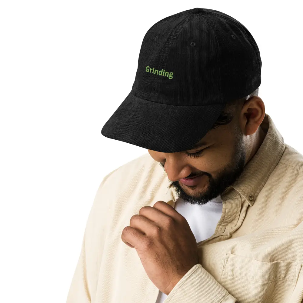 Grinding Black Stylish Hat- One Size Fits All