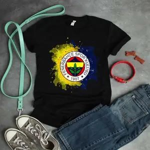 Fenerbahce Istanbul Watercolor Design T-Shirt
