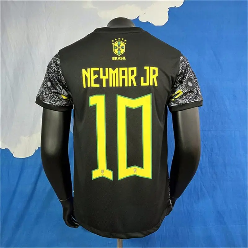 24 25 Brazil Rio De Janeiro City Jersey Jesus Statue National Team Short Sleeve Training Jersey 10 Neymar JR Football Jersey Does not apply