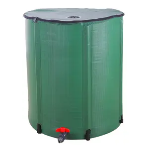 Collapsible Rain Barrel 50 200 Gallon Water Collection Tank Garden Watering