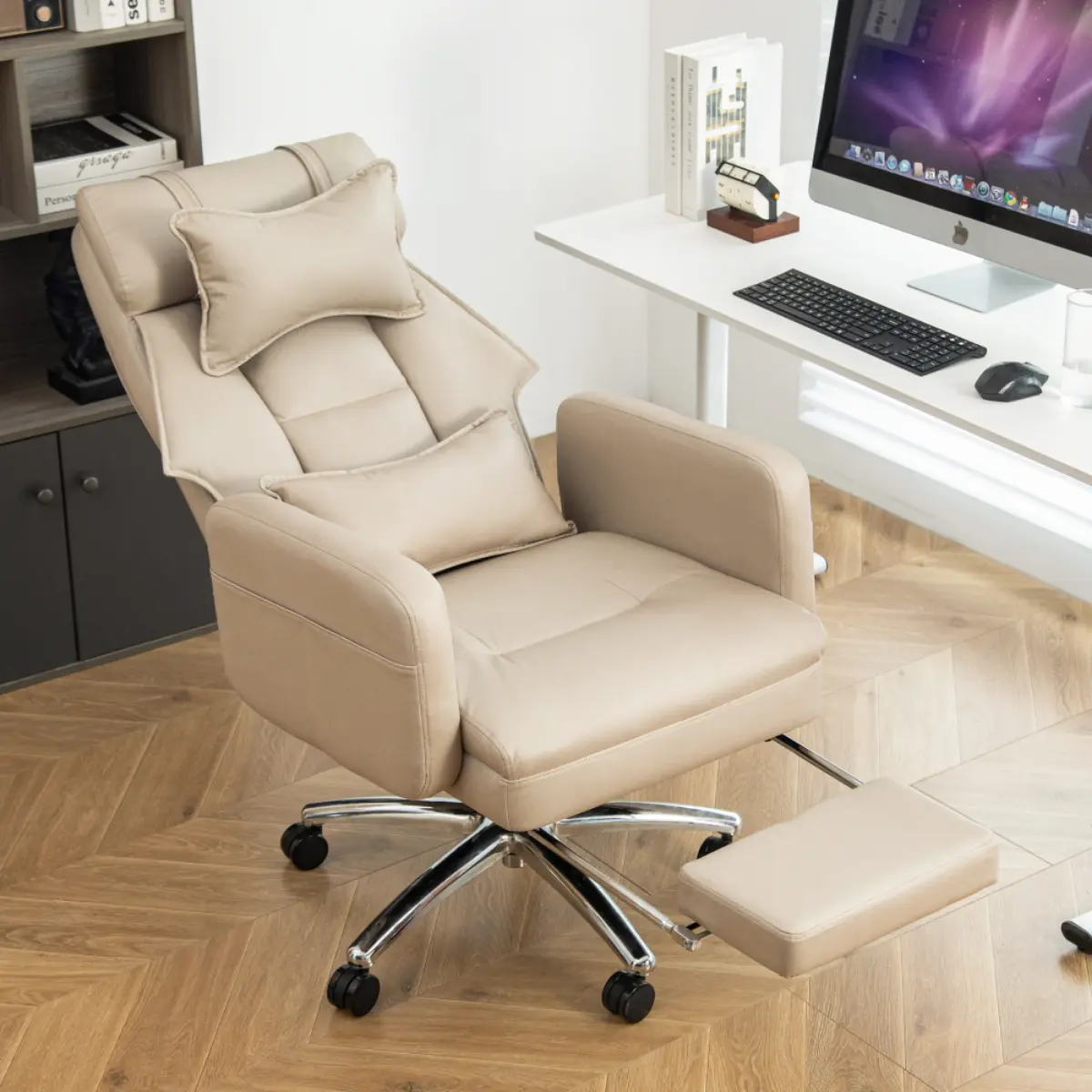 Steelcase chair Upholstered Penguin Rocking Chair X Rocker Swivel ...