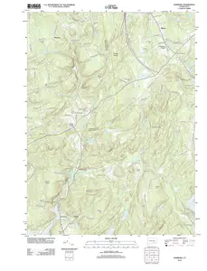 Hamburg Connecticut USGS Topographic Quadrangle Map, 2012, 1:24000