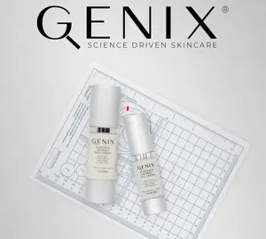 Genix Placenta Extract Eye Cream  Regenerative stem cells Exosomes collagen hyaluronic acid elastin vitamin c retinol Water, Vitis Vinifera (Grape) Seed Oil, Organic Golden Jojoba Oil, Evening Primrose