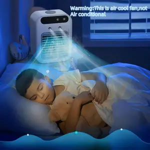Portable Fan Compact Air Conditioner, Ideal for Car Camping, Easy to Move, Quick Cooling Effect, Instant Coolness, Outdoor Cooling Fan