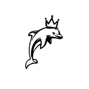 Young Dolph Dolphin Decal - For Trucks & Cars - High Quality Vinyl, Weather Resistant, Handmade in the US, Available in Any Color