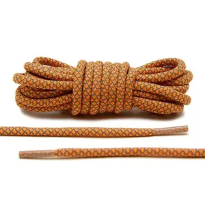 Orange 3M Reflective Rope Laces