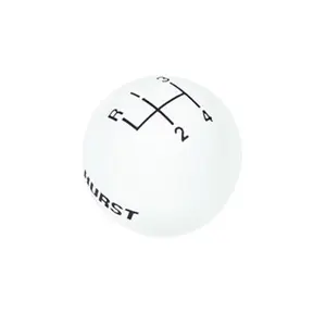 HURST 1637626 Shifter Knob With 4 Speed Pattern- 0.75 X 16- White