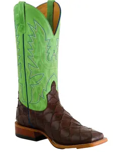 Horse Power Men's Filet Of Fish Print Western Boot Square Toe - Hp1824
