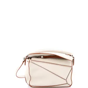 Pre-owned Loewe material Messenger Bags Puzzle Bag Leather Mini by Rebag