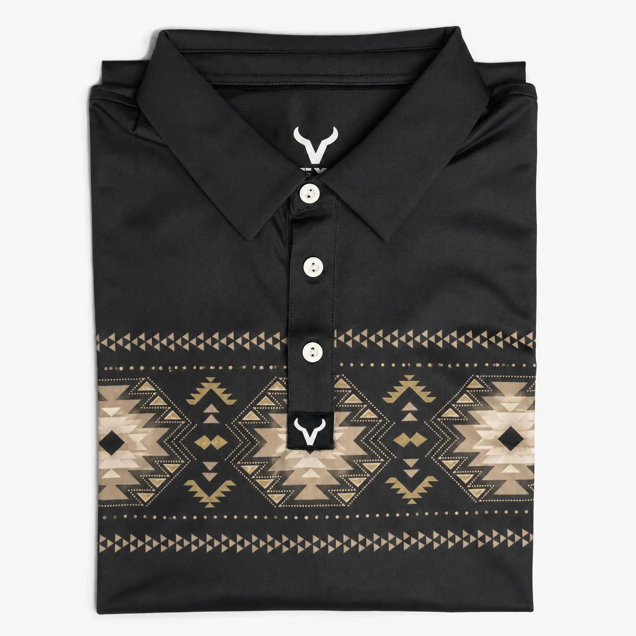 Vexil Brand - Polo - Black Aztec