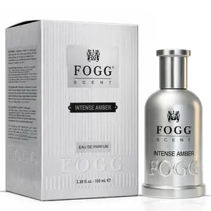 Intense Amber for Men Amber Eau de Parfum Spray 100ml (3.38 oz) by Fogg
