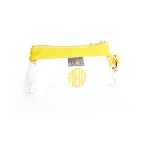 Sunshine Classic Canvas CLEAR Bag with monogram