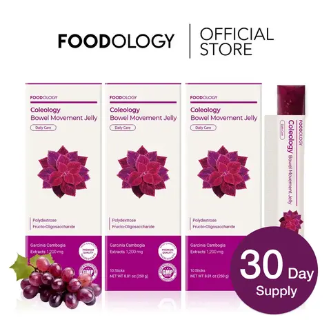 [FOODOLOGY] Bowel Movement Jelly 30 days | Gut Health, Debloat, Digestive Wellness Gummies