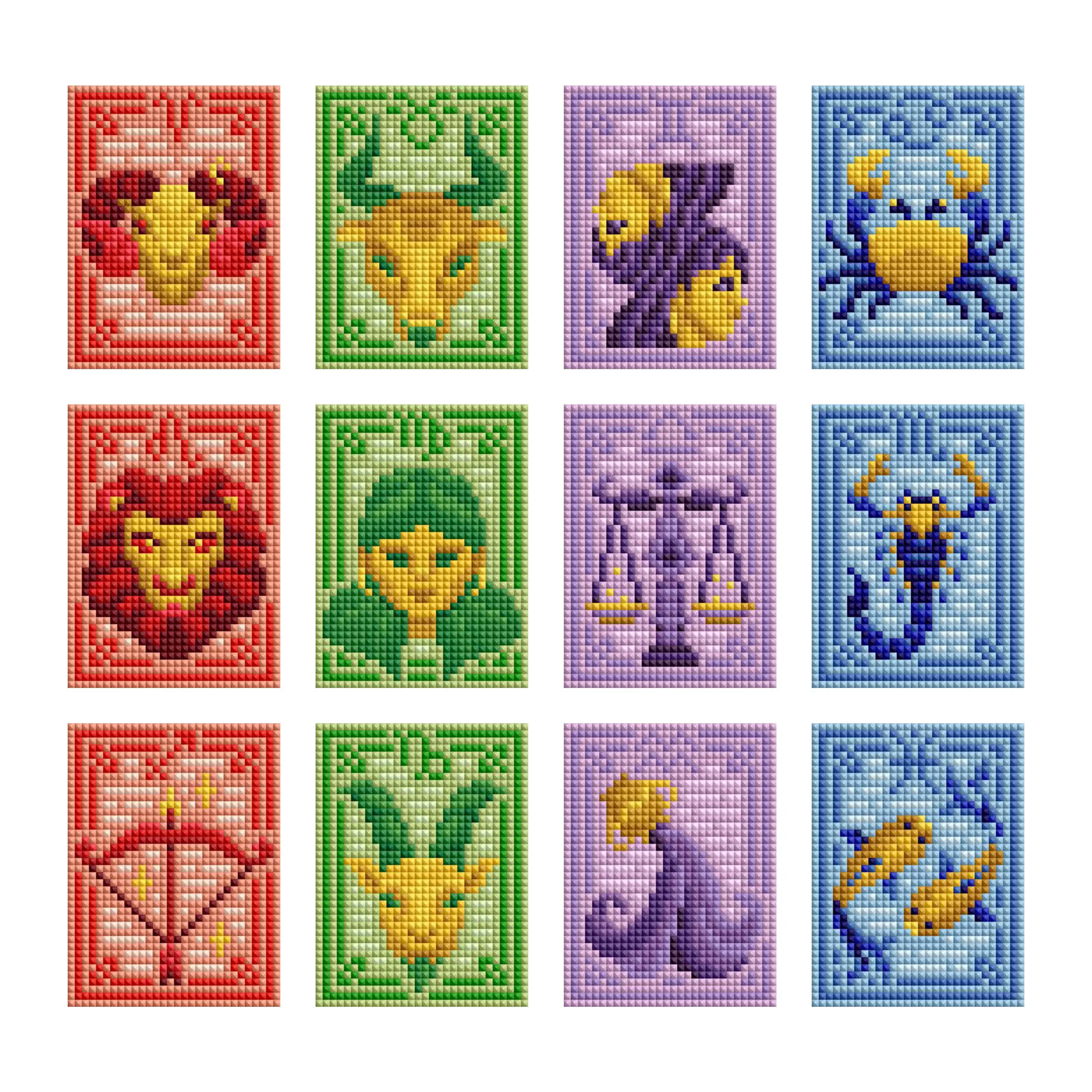 Diamond Art Club® Mini Dazzles™ - Zodiac Signs Diamond Painting Kit