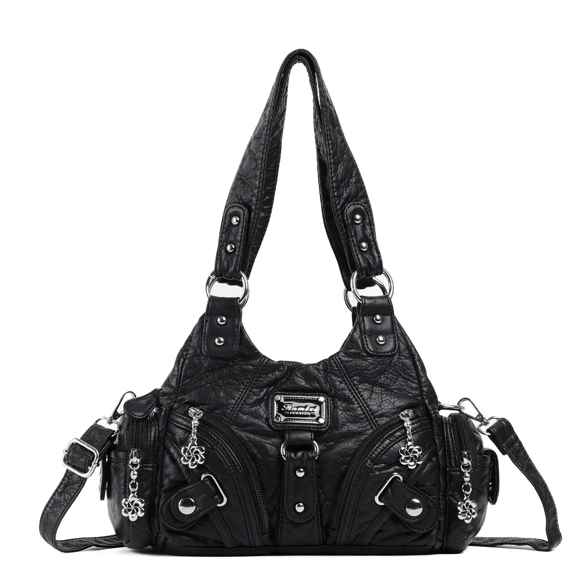 Lvanka's Women's Y2K Stylish Crossbody Bag - Handcrafted Vegan Leather Multi-Pocket Zipper Tote For Travel & Work Organize, Casual Trendy house Purse, Trendy Versatile Curve Bag for Purchase, Women 's Summer Stylish Accessory, #DealsforYouDays