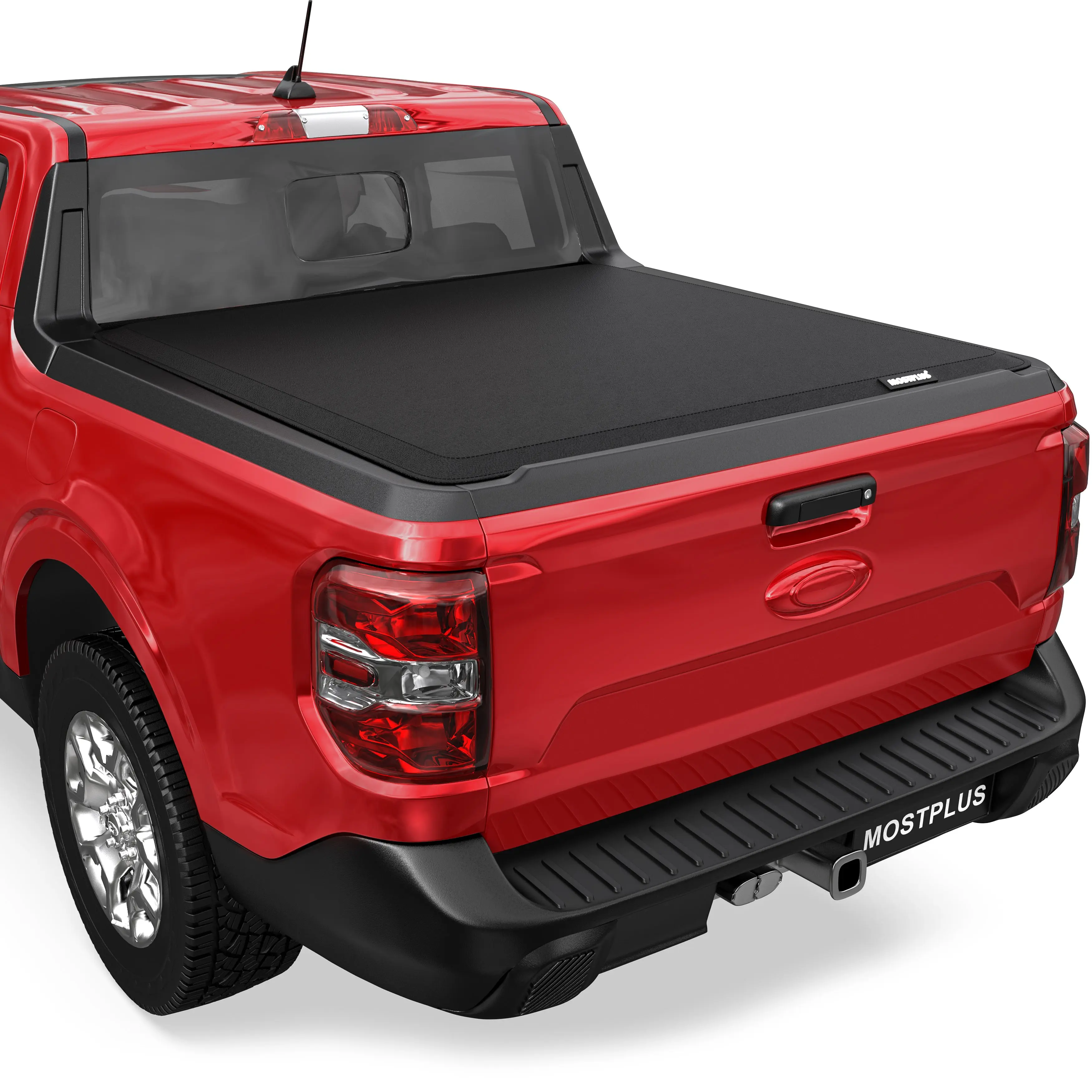 MOSTPLUS For 2022-2026 Ford Maverick 4.6FT Roll Up Tonneau Cover Truck Bed w/LED Lamp