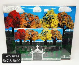 Fall Cemetery Landscape print 2 sizes