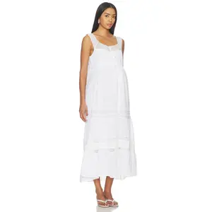 HATCH The Bianca Dress in White